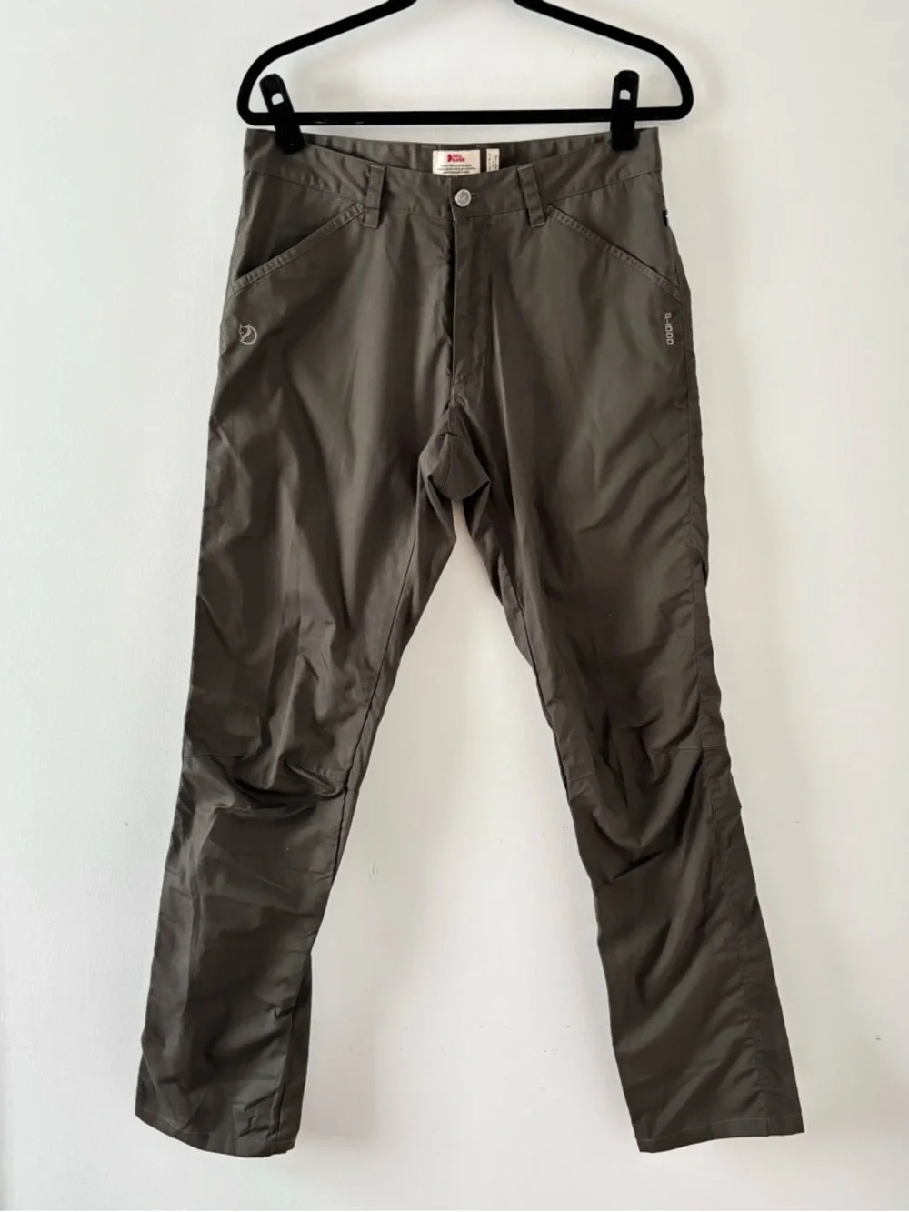 Fjallraven Men’s High Coast Trousers Bottoms Khaki Rewaxable G-1000 Waterproof